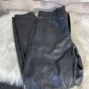 Blank NYC Black Vegan Leather Skinny Jeans‎